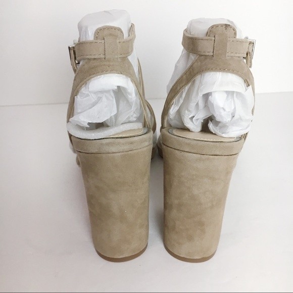 NEW Jessica Simpson Womens Size 10 Raymie Strappy Leather Sandal Heels Shoes - Picture 6 of 12